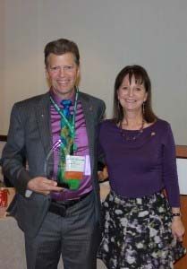 Honoree Mark Armfield, DDS and Cindi Sherwood, DDS, Dental Lifeline Network • Kansas president