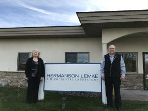 Dennis and Barbara Lemke, owners of Hermanson Lemke Dental Lab