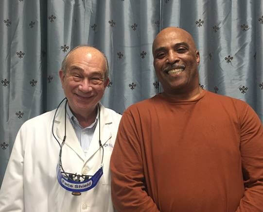 Dr. Martello with DDS Patient in LA