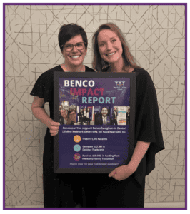 Julie Radzyminski, Sr. Vice President of Commercial Partnerships & Branding at Benco Dental and Dental Lifeline Network National Board Member with Lynda MacDonald, President and CEO of Dental Lifeline Network.