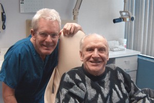 Dr. Richard Stec (left) with Harold